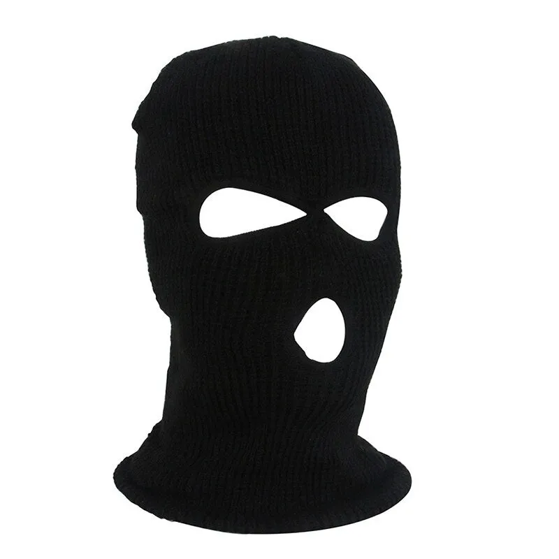 "HOODED" Cagoule 3 trous Noir - URB1™