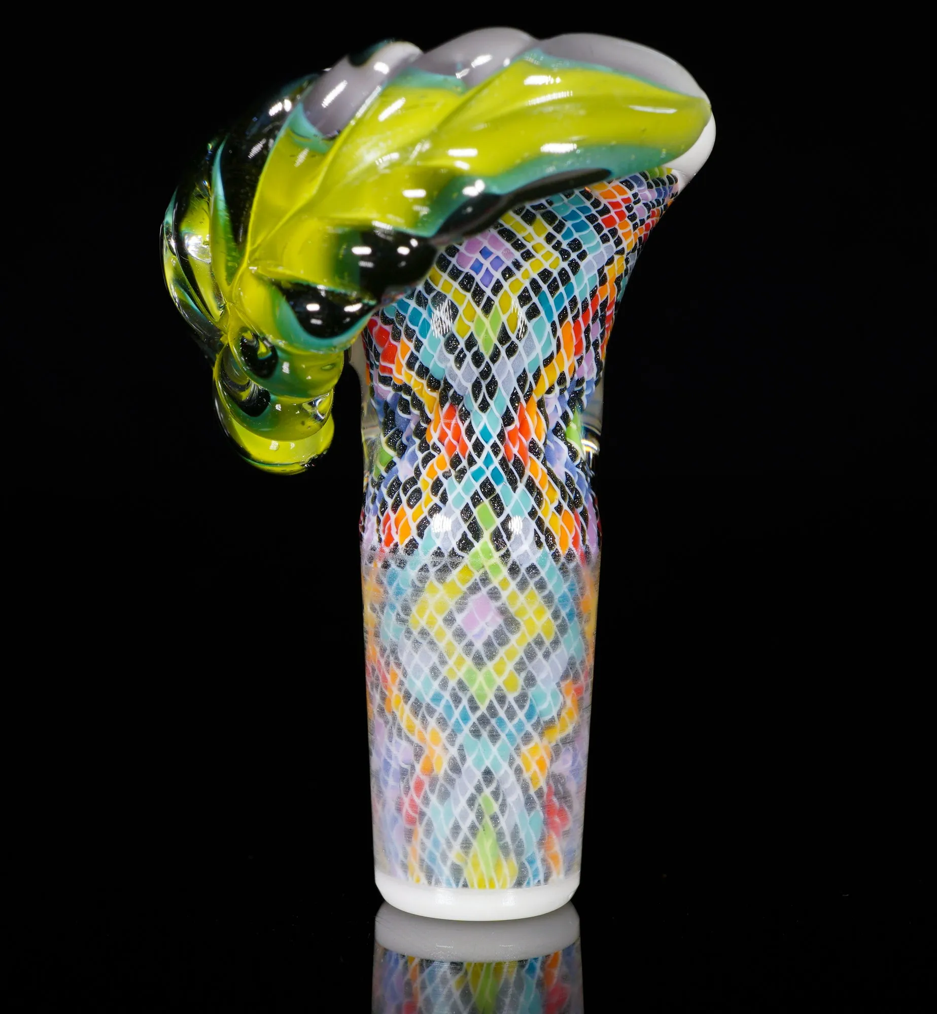 Rainbow Feather and Fillacello 14mm Slide