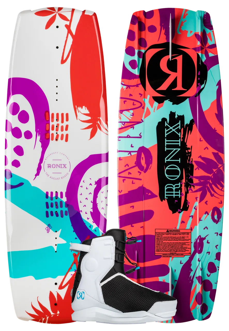 Ronix August with Vision Pro Wakeboard Package 2025