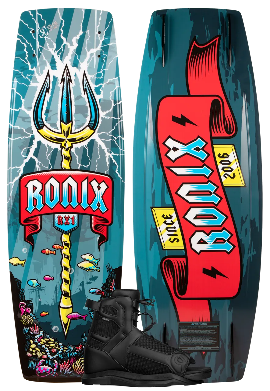 Ronix Boy's RX1 with Divide Wakeboard Package 2025