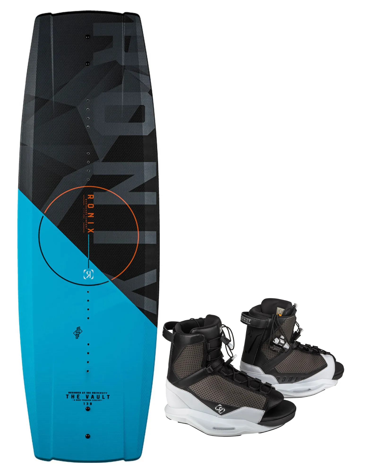 Ronix Kid's Vault with District Wakeboard Package 2025