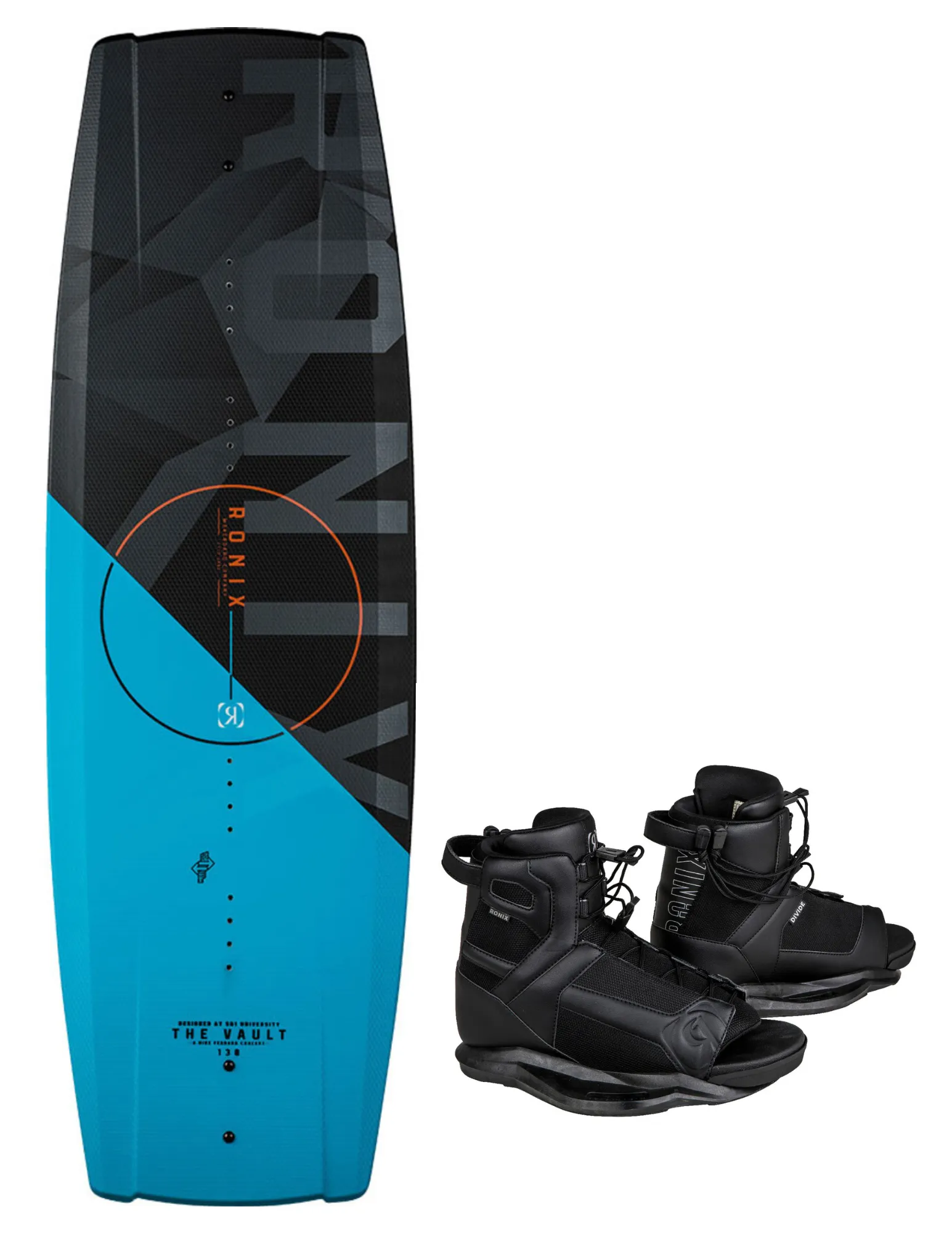Ronix Kid's Vault with Divide Wakeboard Package 2025