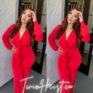 Royal Red Jumpsuit