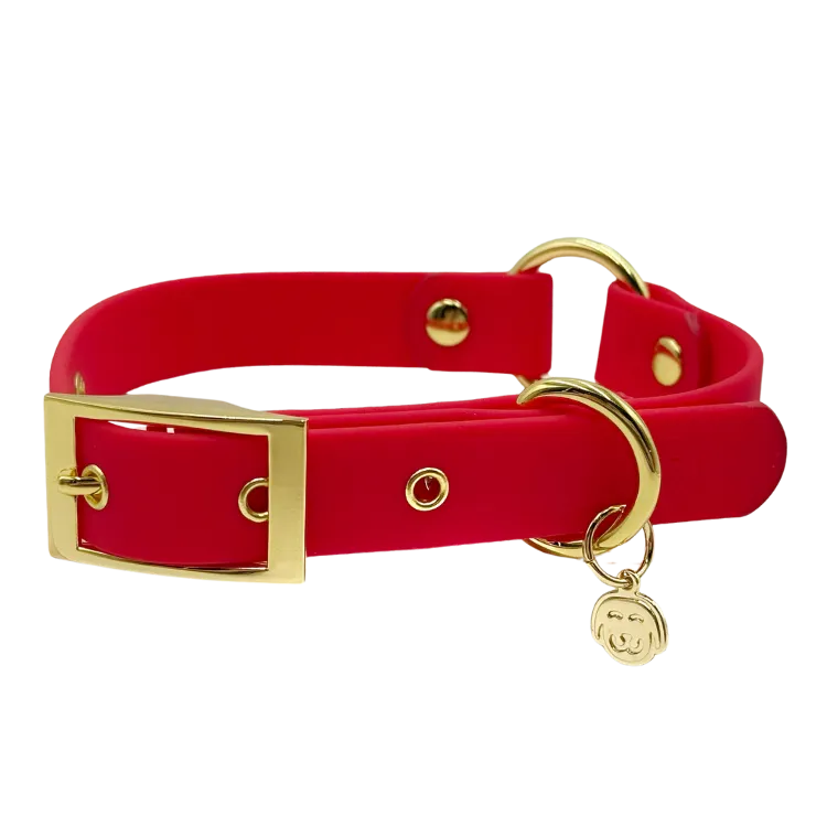 Ruby Red - Splashproof Dog Collar