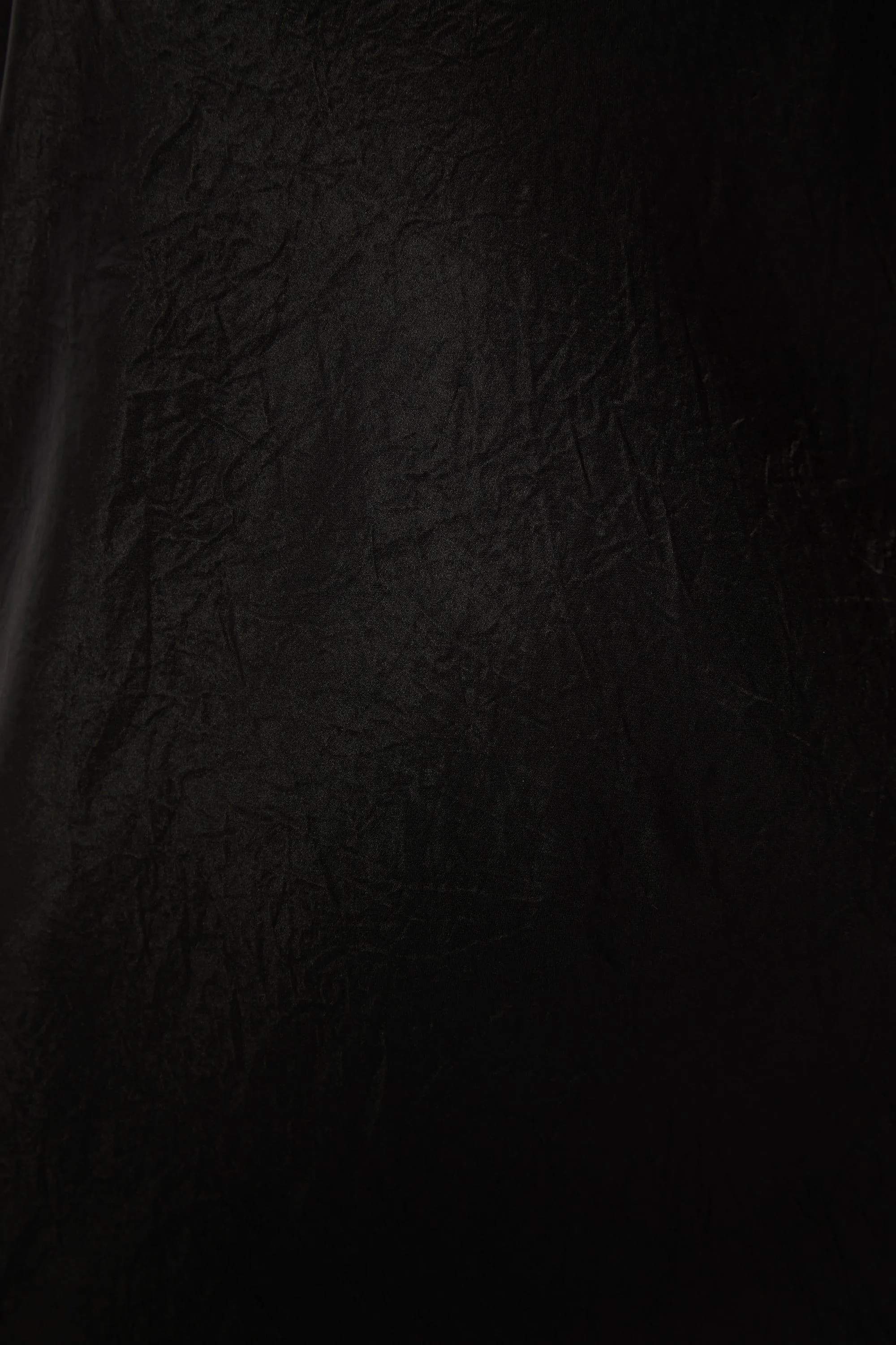 RUNNING WATER BIAS ONE SHOULDER SLIP | BLACK