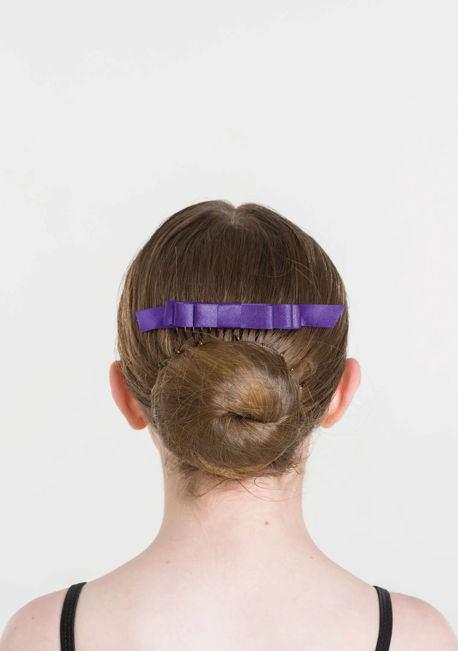Satin Hair Bow on Comb