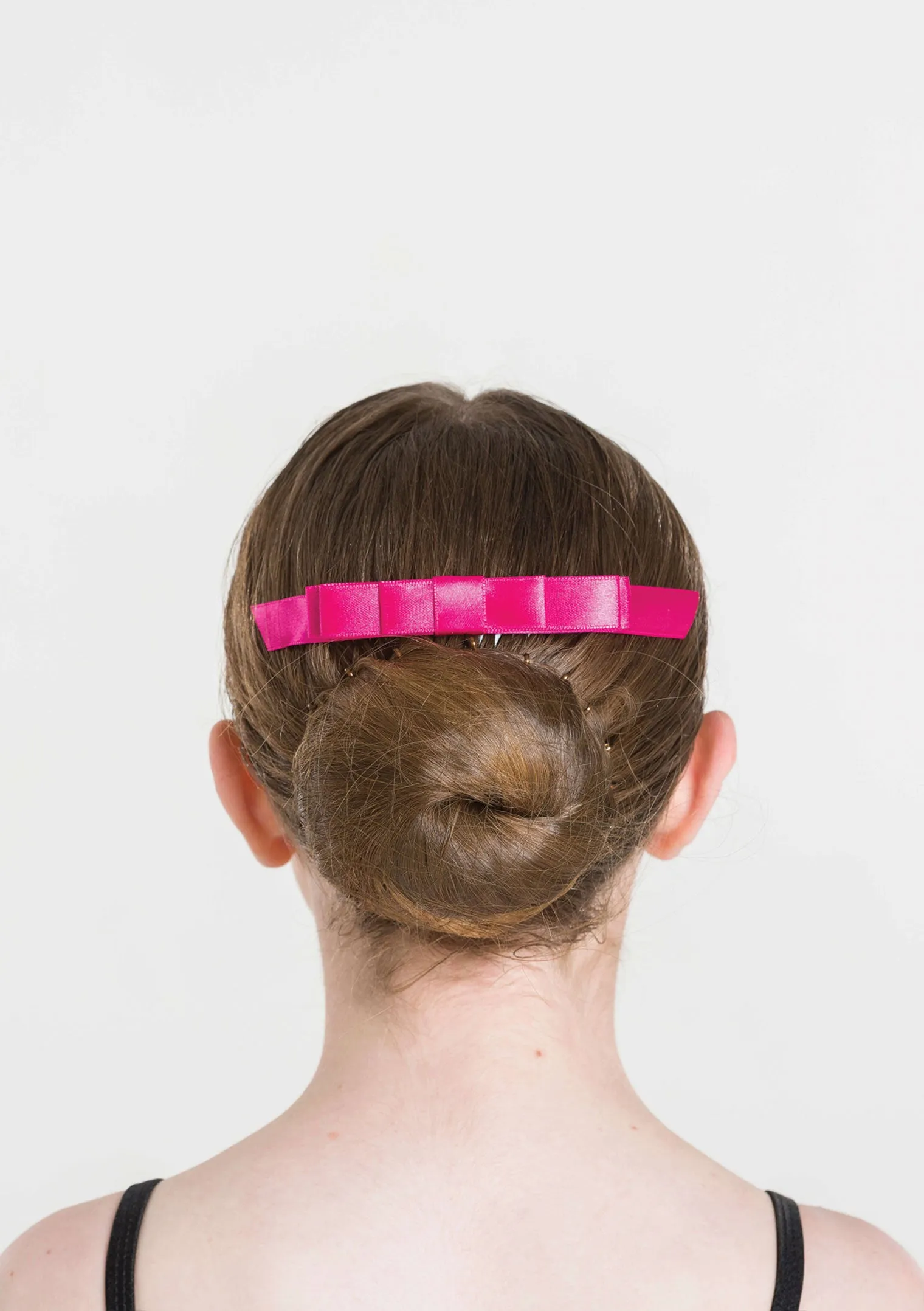 Satin Hair Bow on Comb