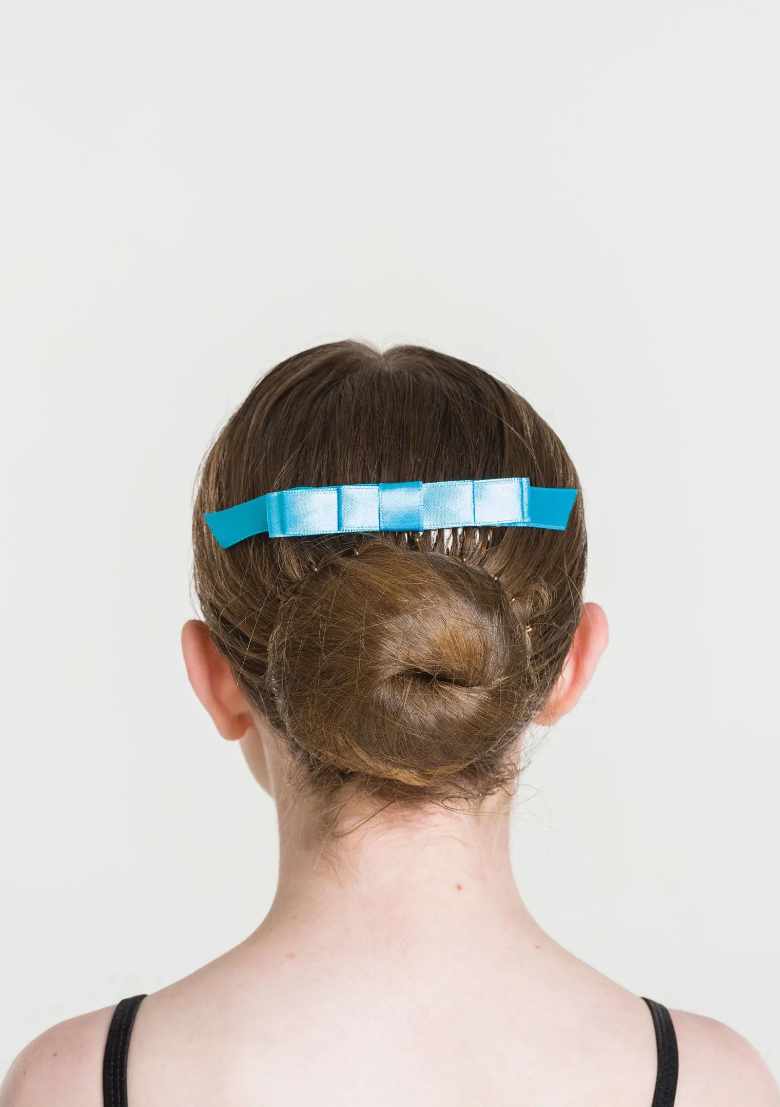Satin Hair Bow on Comb