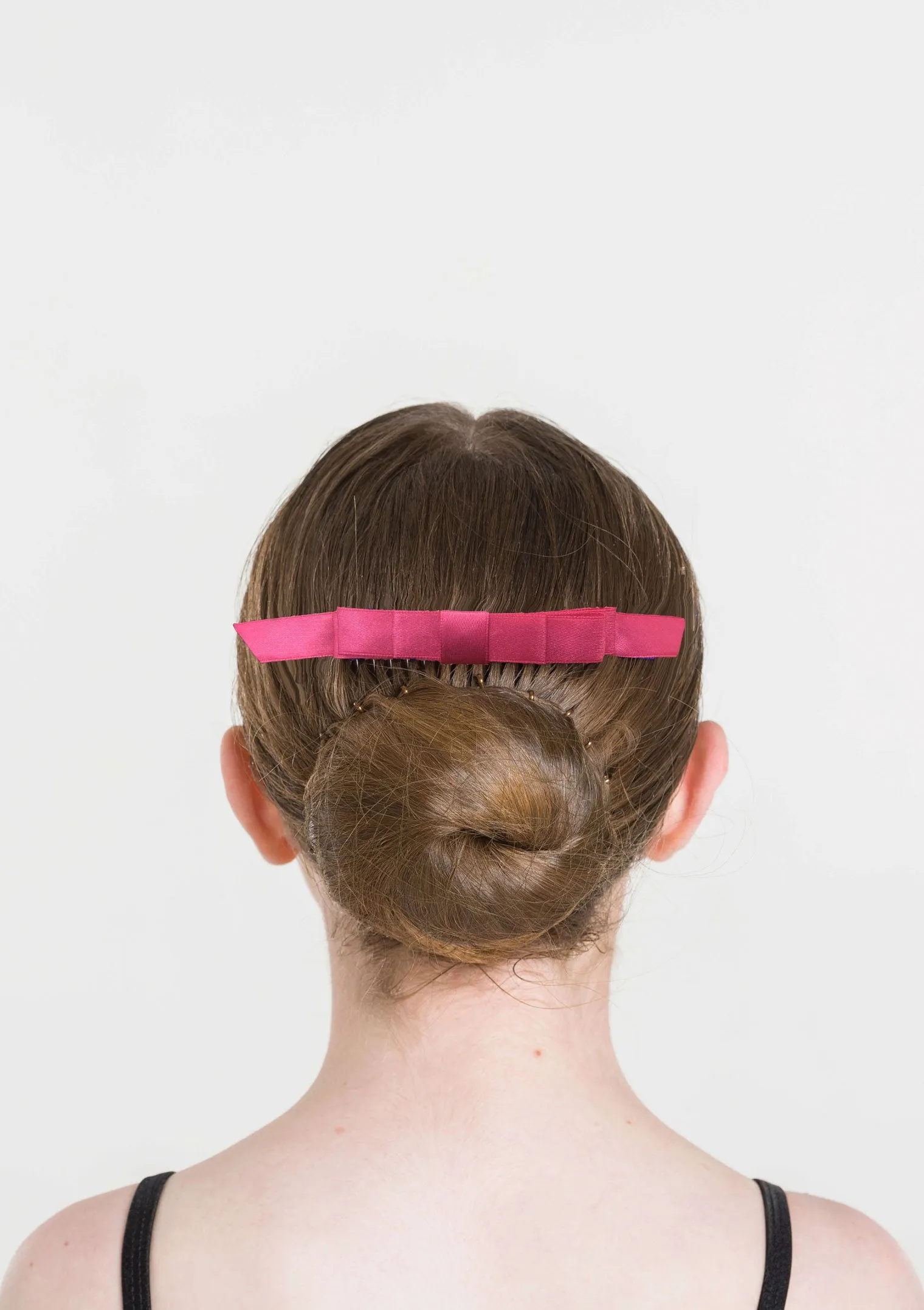 Satin Hair Bow on Comb