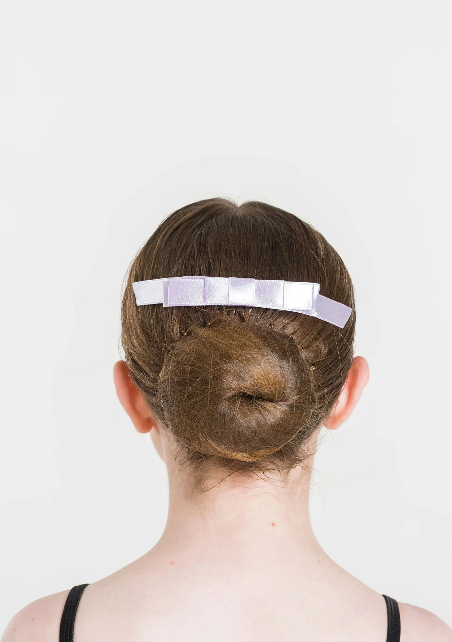 Satin Hair Bow on Comb