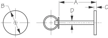 SEADOG 221840-1 HATCH COVER PULL