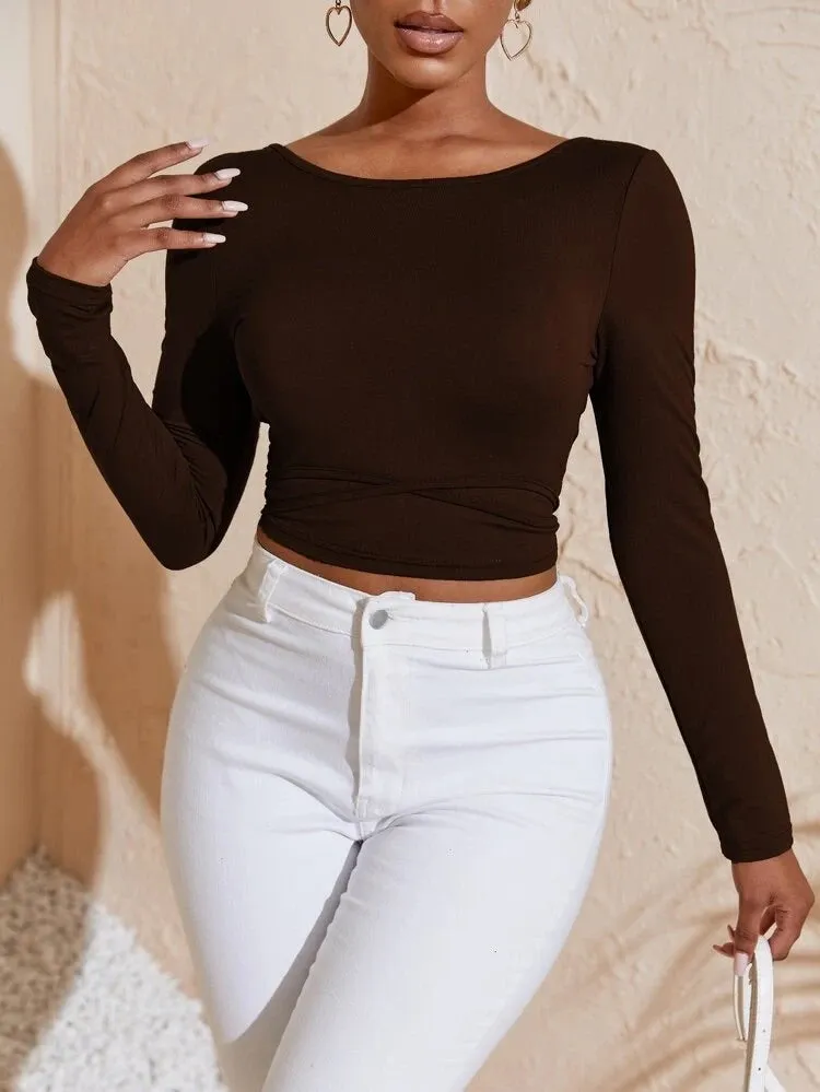 Shana Lace Cropped Top