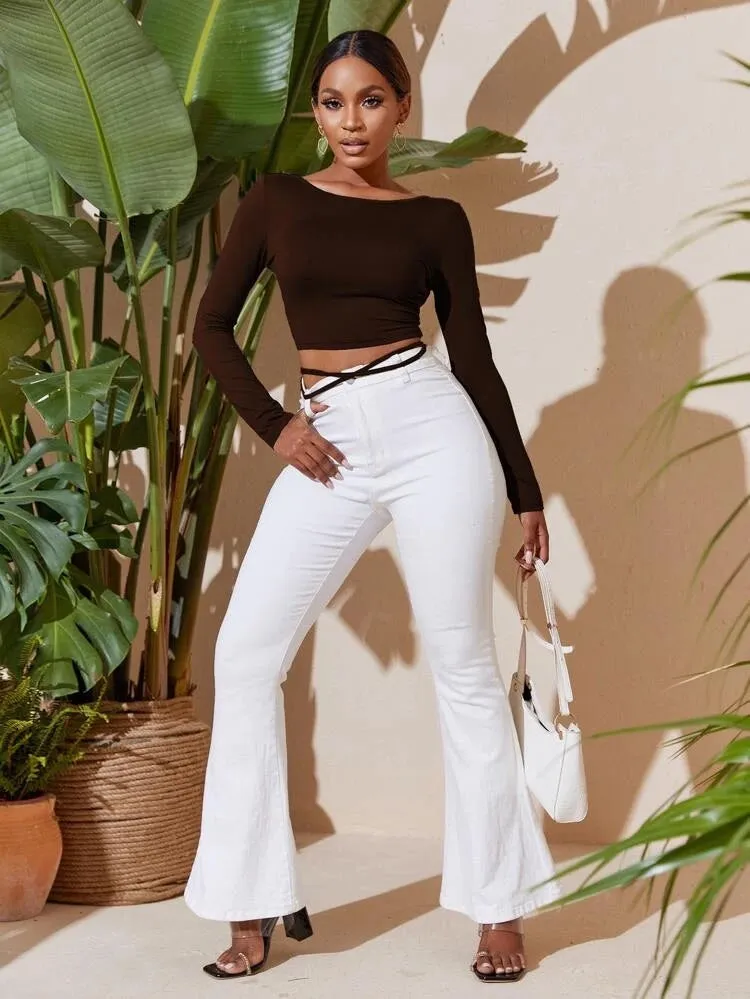 Shana Lace Cropped Top