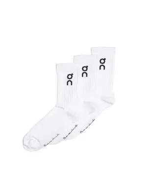 Skarpety ON RUNNING Logo Sock 3-Pack biały