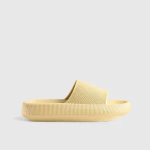 Soft Style Devi Comfort Slides Mustard 01238