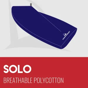 Solo Boat Cover - Boom Up - Breathable Polycotton
