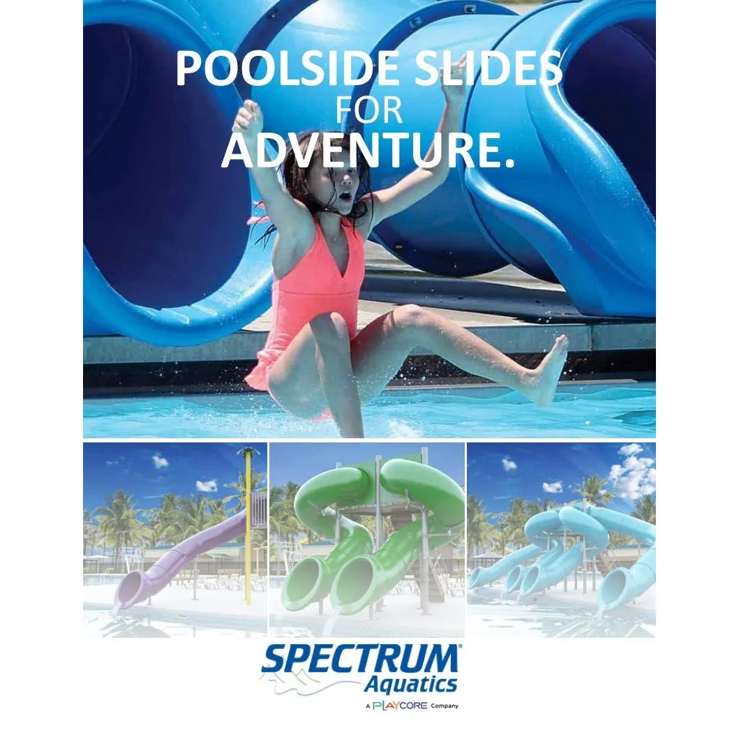 Spectrum Aquatics- Double Flume 90°/90° Half Hex Deck