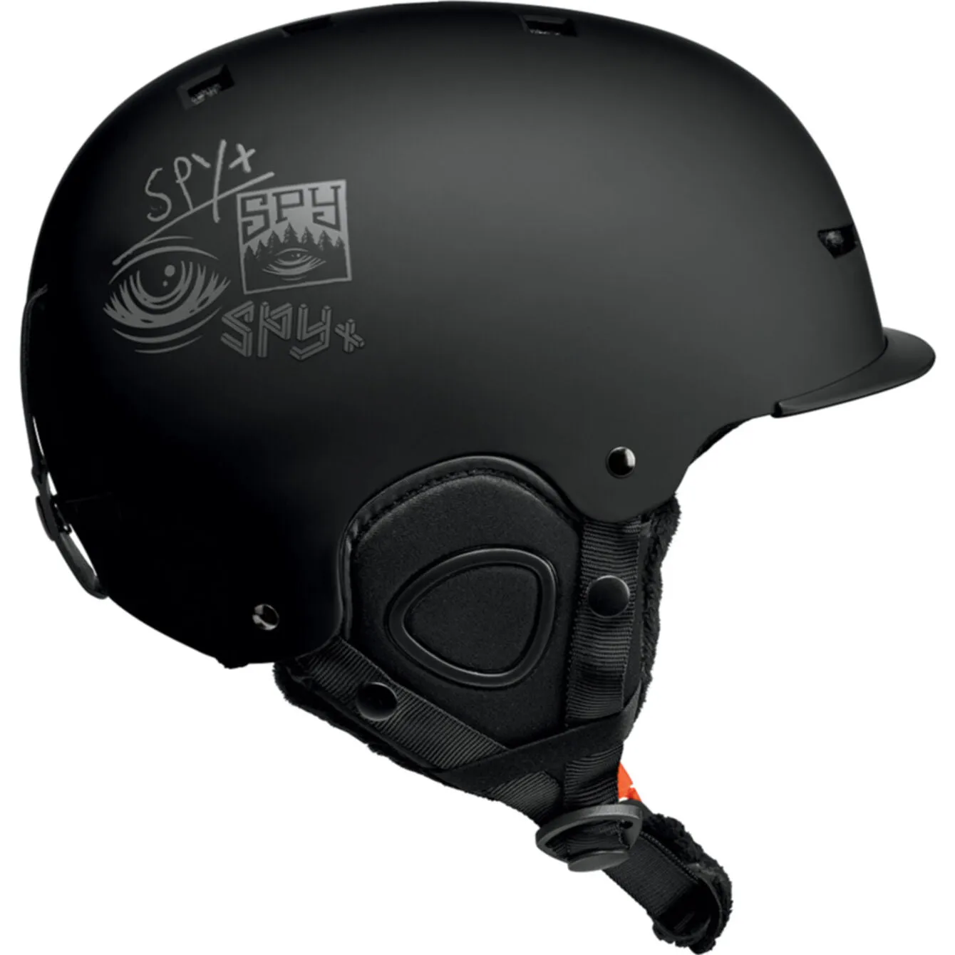 Spy Galactic MIPS Helmet Matte Black Eye Spy