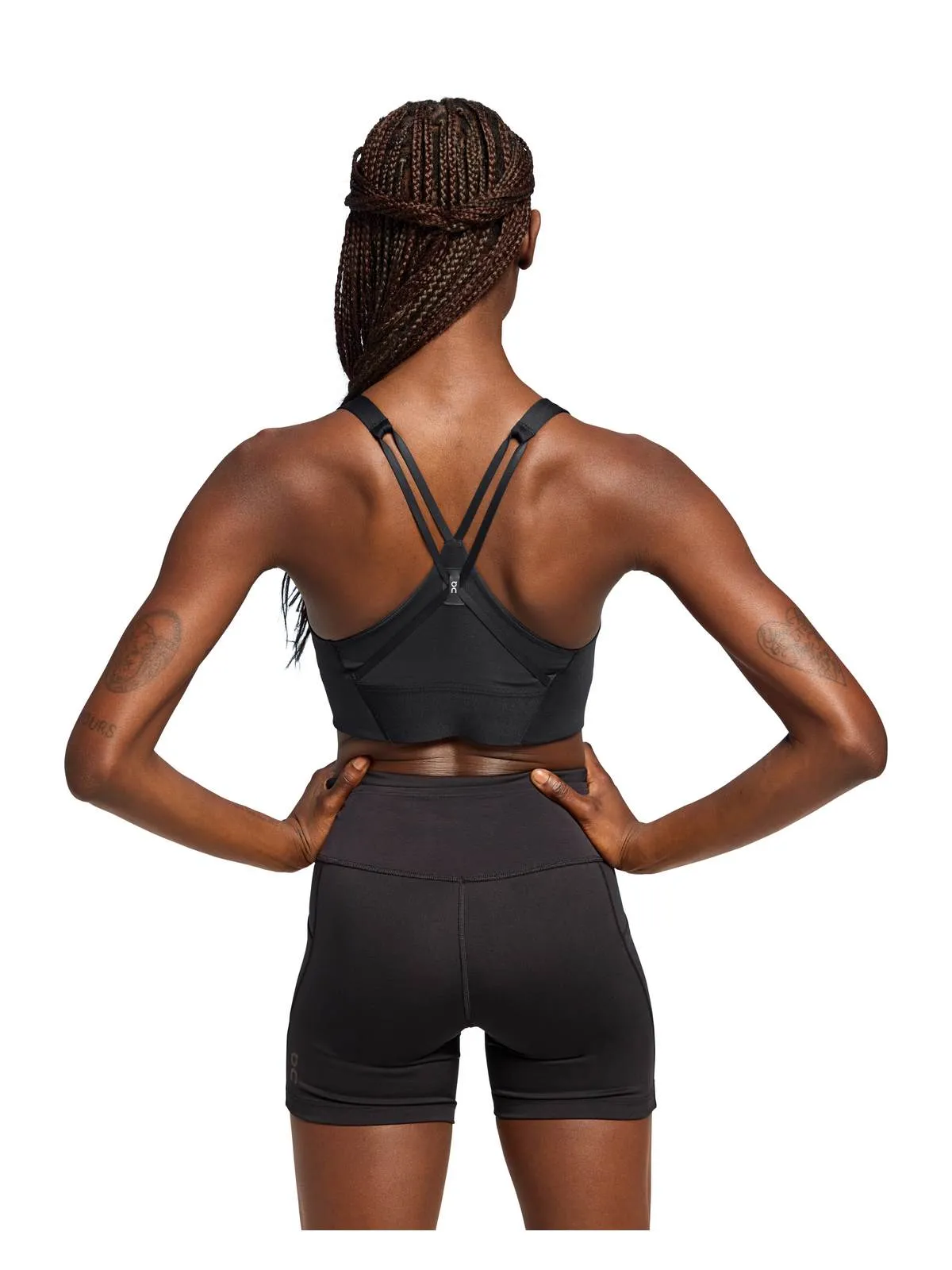 Stanik sportowy ON RUNNING Active Bra Longline czarny