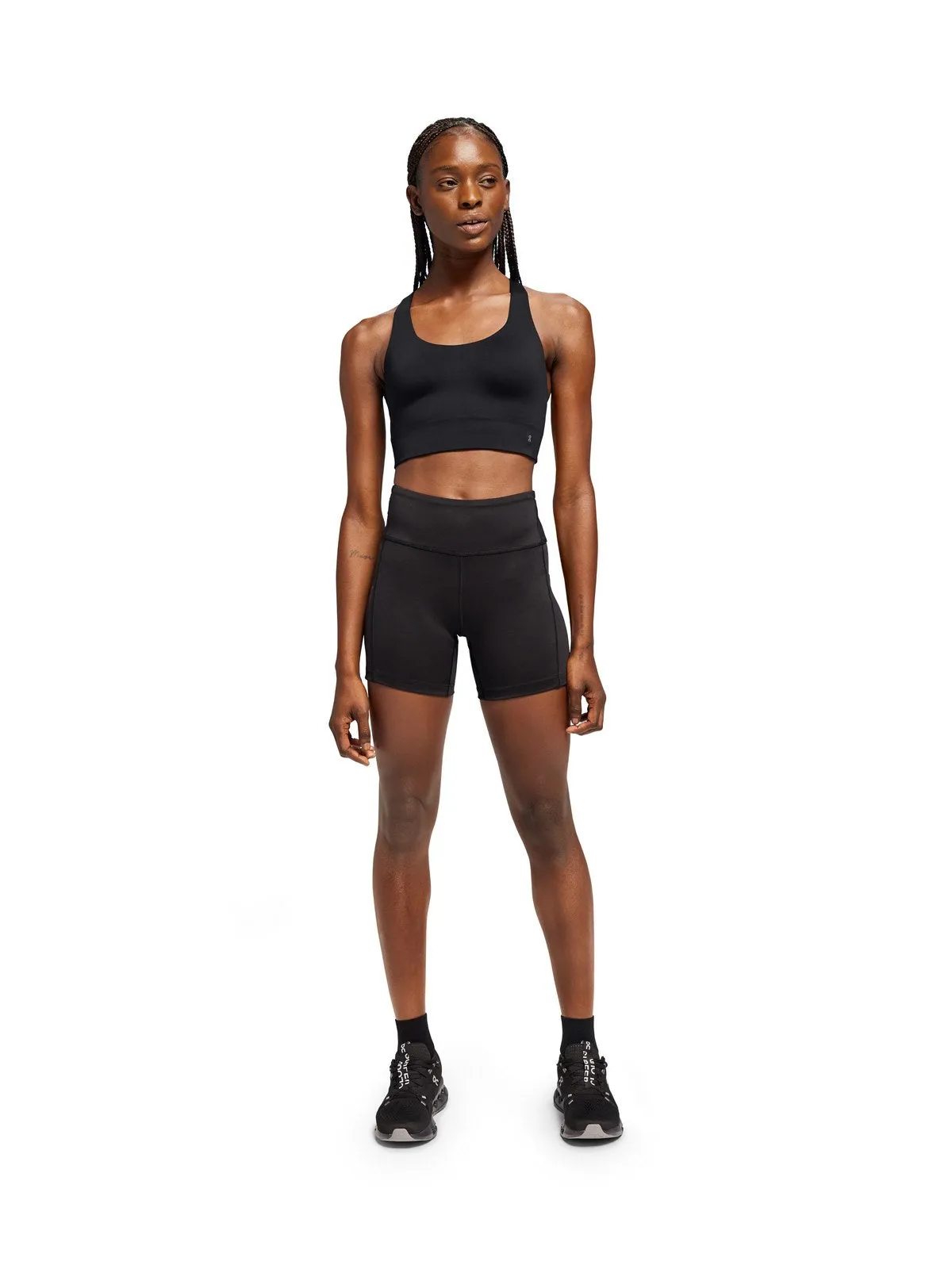 Stanik sportowy ON RUNNING Active Bra Longline czarny