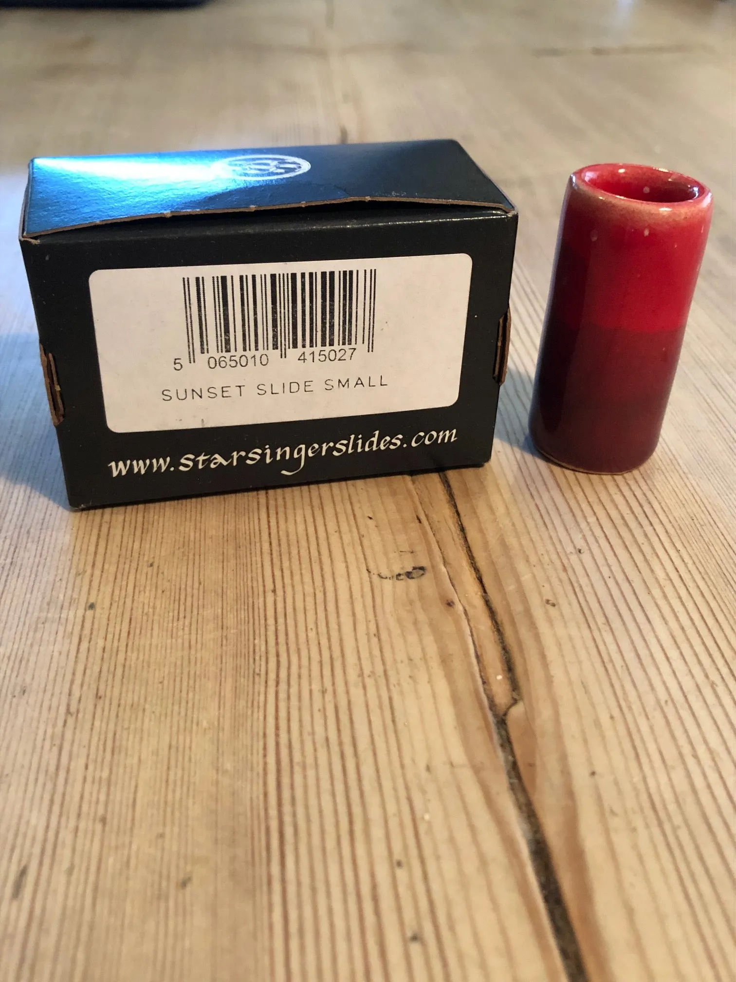Star Singer (Small) Sunset Red Ceramic Guitar Slide