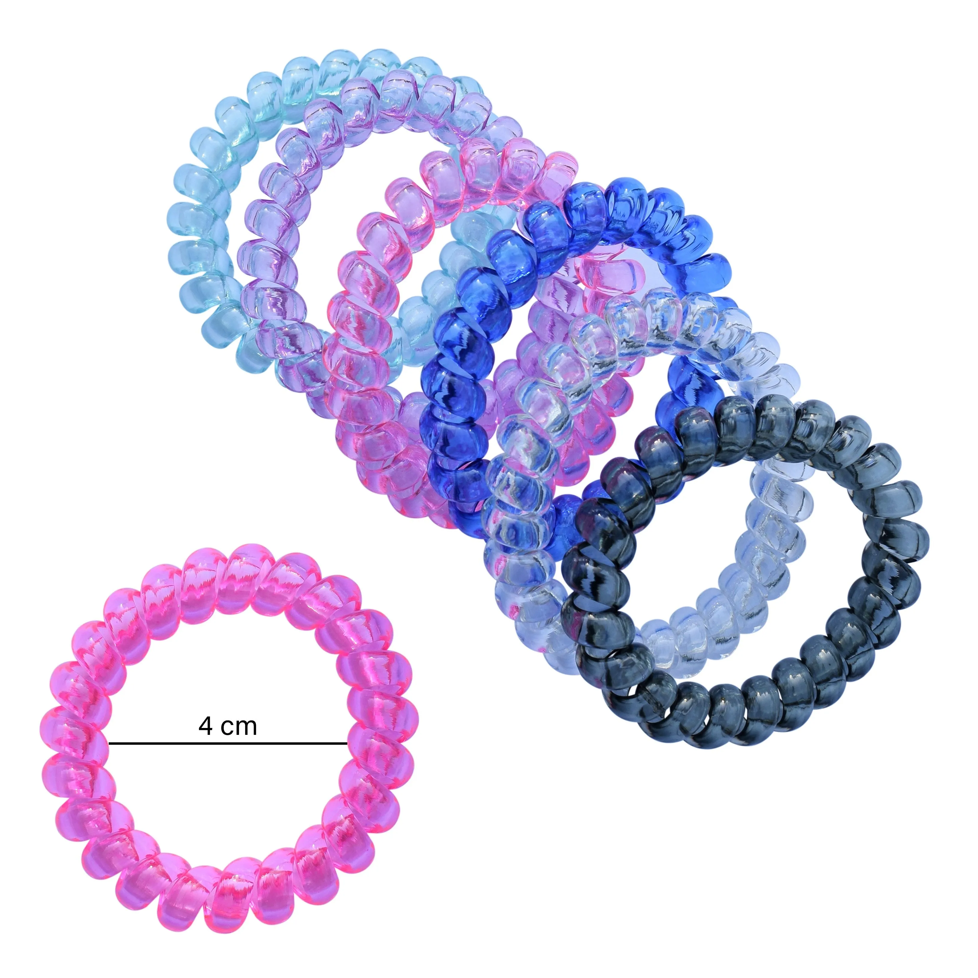 Stretchy Coil Fidget Bracelets - Pinks