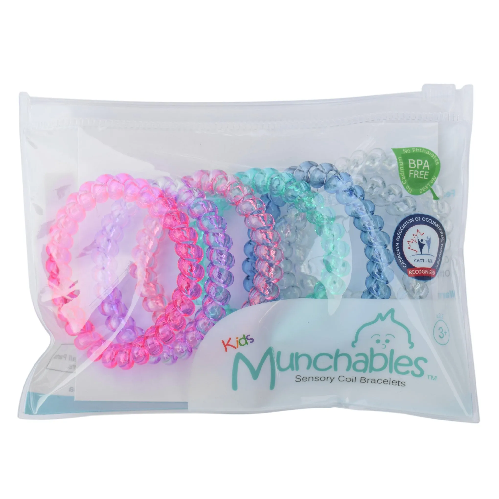 Stretchy Coil Fidget Bracelets - Pinks