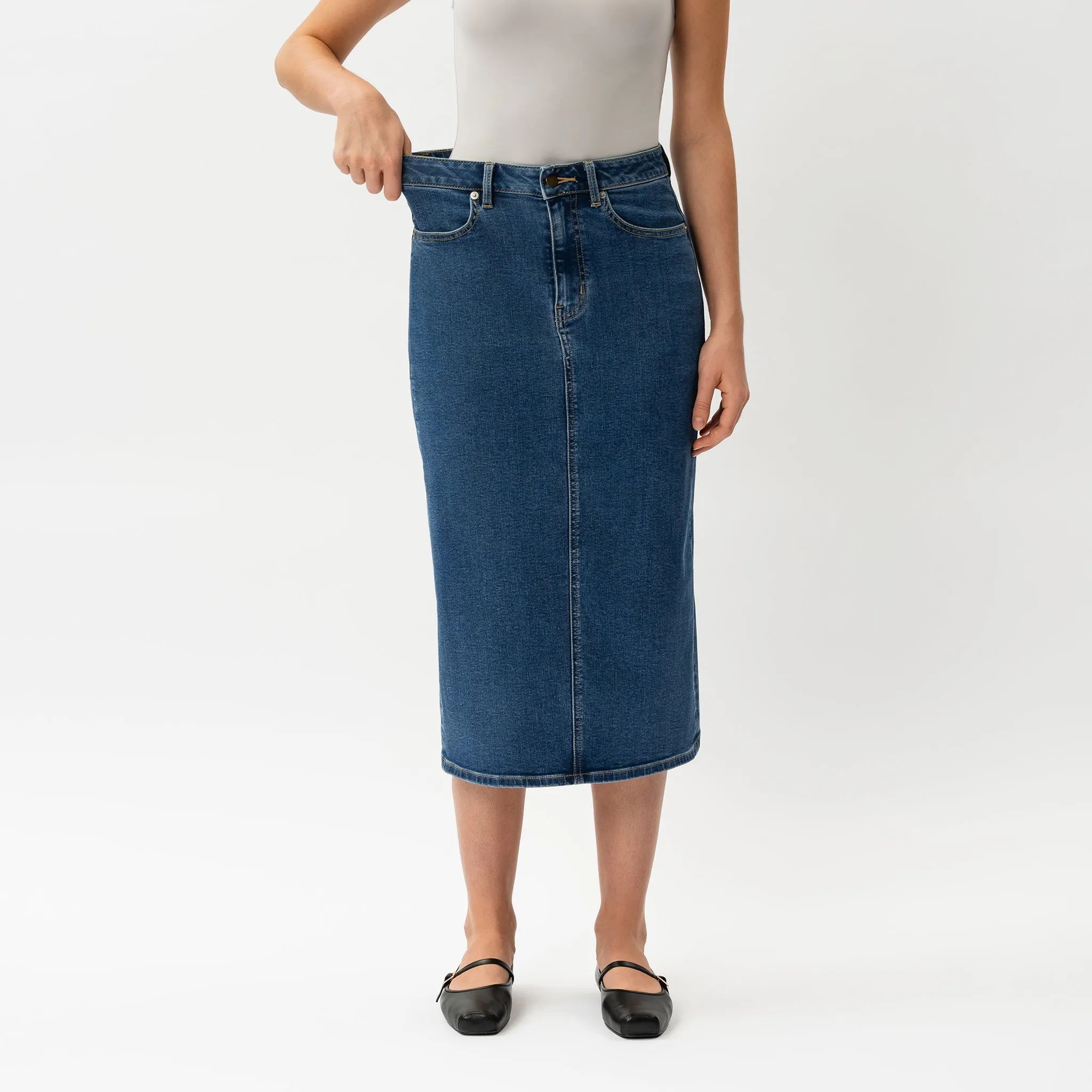 Stretchy ComfortDenim™ Skirt