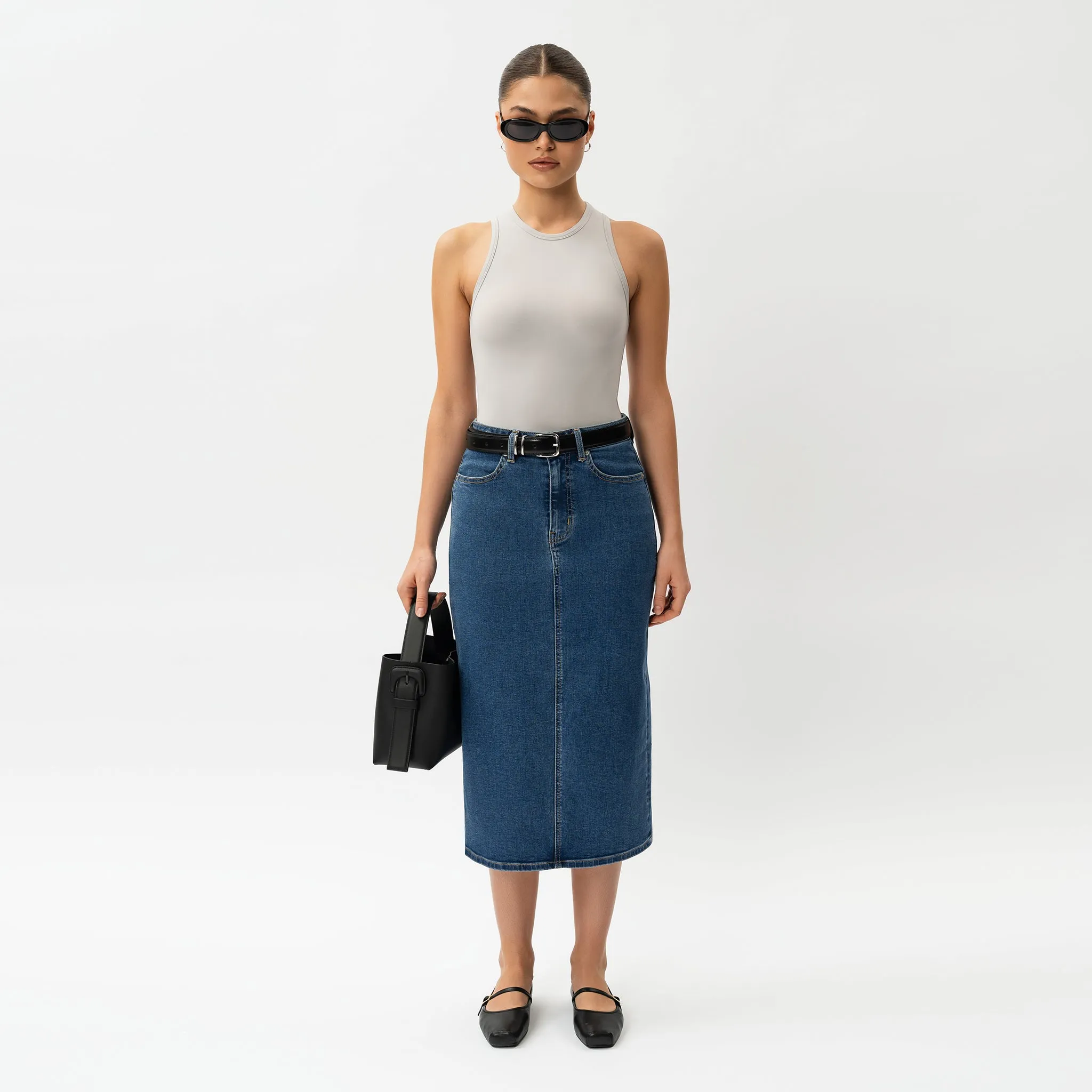 Stretchy ComfortDenim™ Skirt