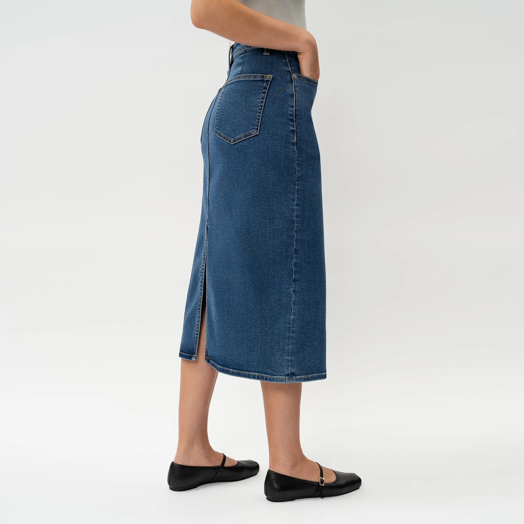 Stretchy ComfortDenim™ Skirt