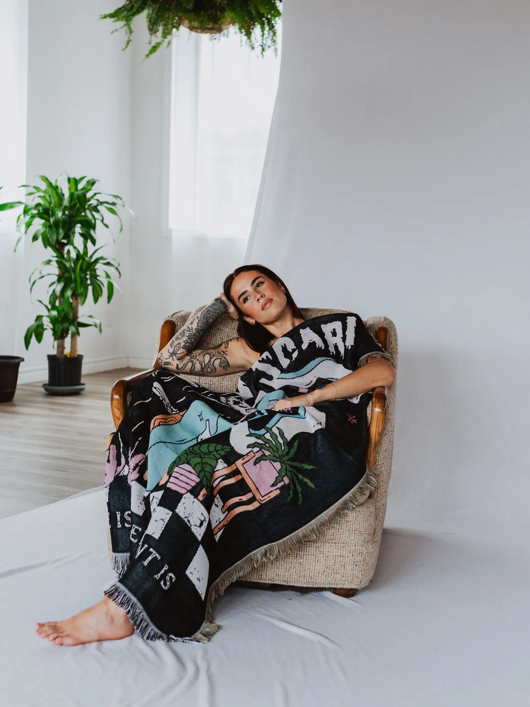 Sunday Scaries Woven Blanket