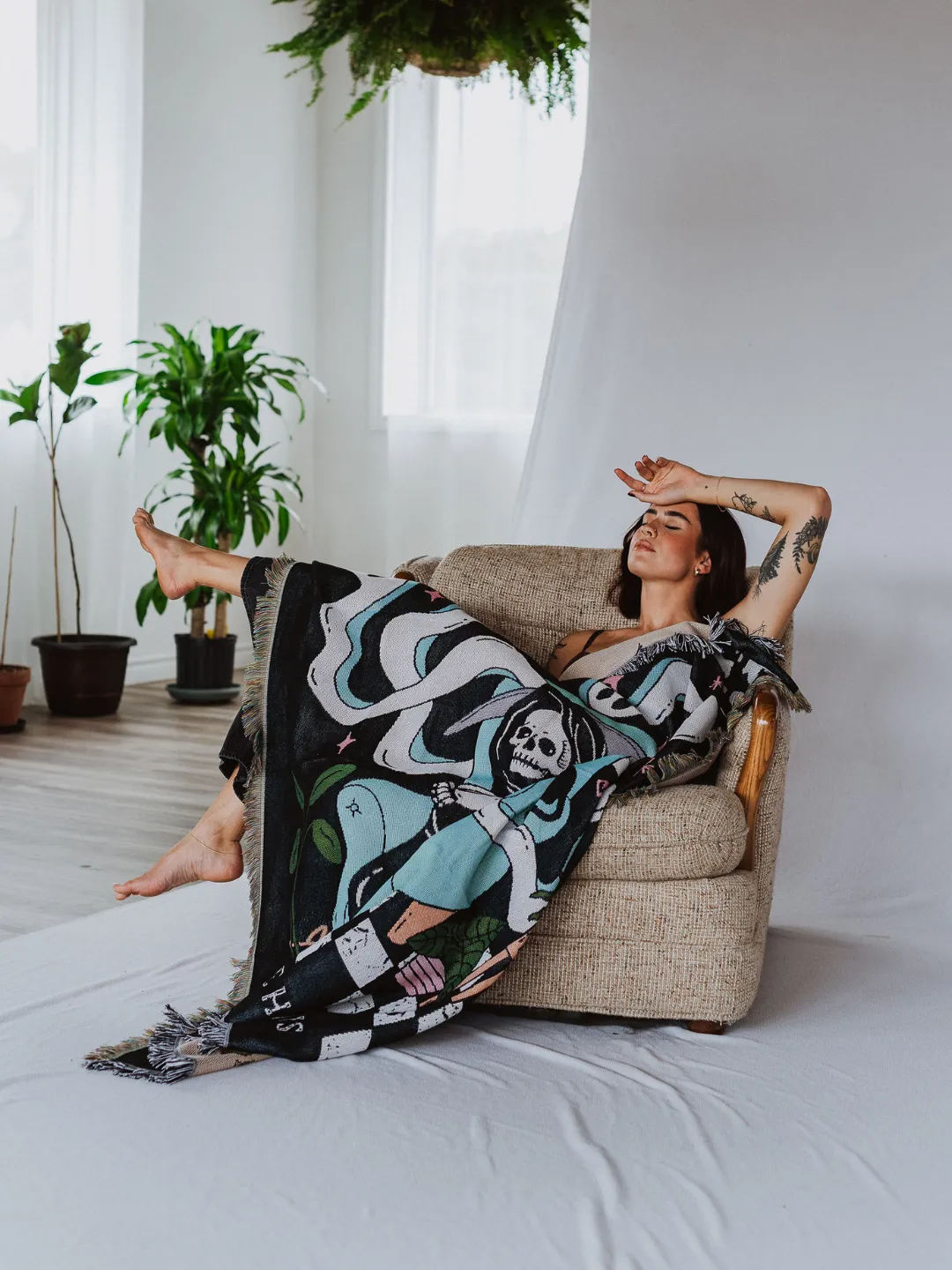 Sunday Scaries Woven Blanket