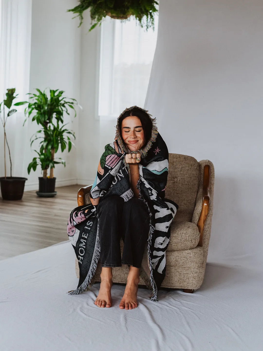 Sunday Scaries Woven Blanket