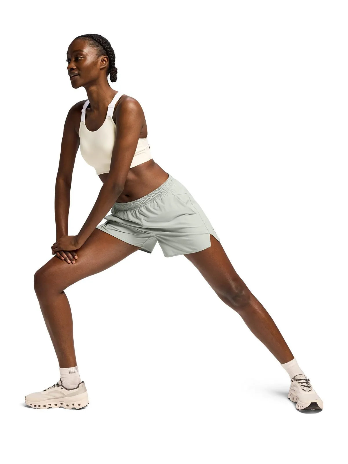 Szorty do biegania ON RUNNING Essential Shorts szary