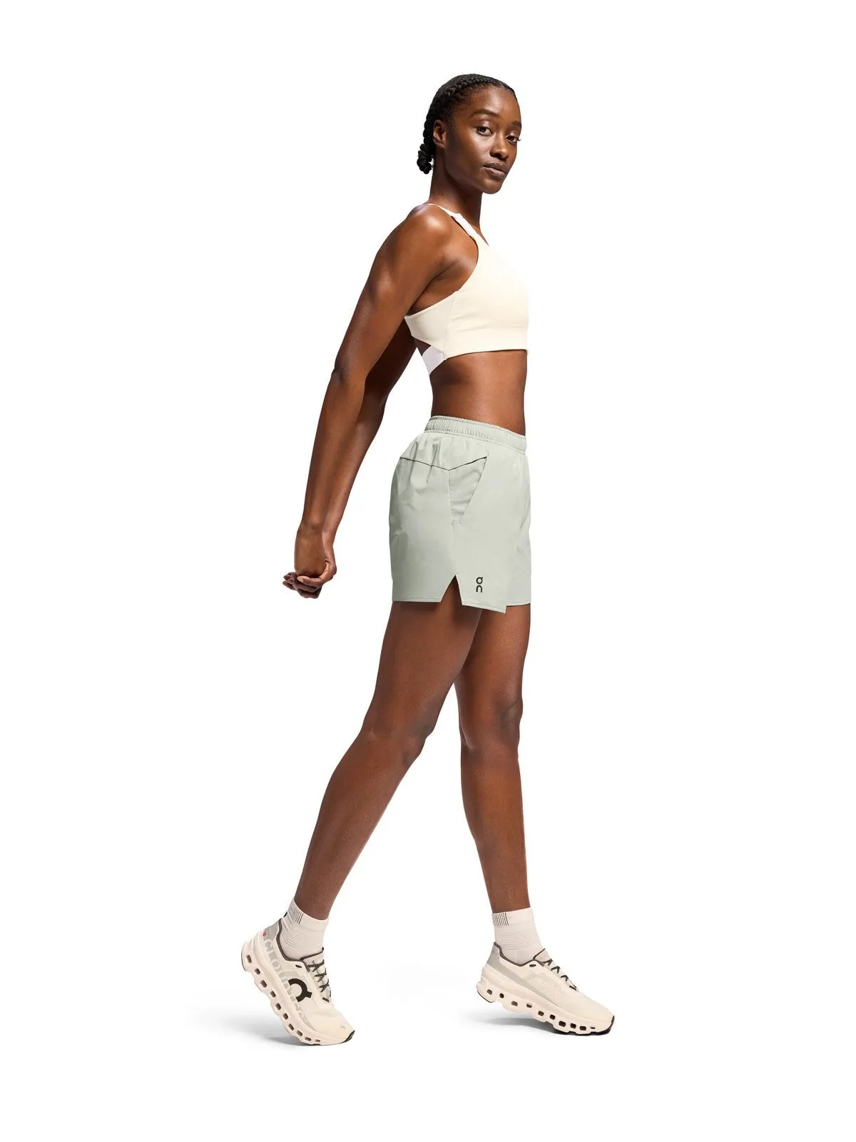 Szorty do biegania ON RUNNING Essential Shorts szary
