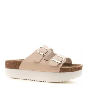 Tabloid Blush Platform Sandal