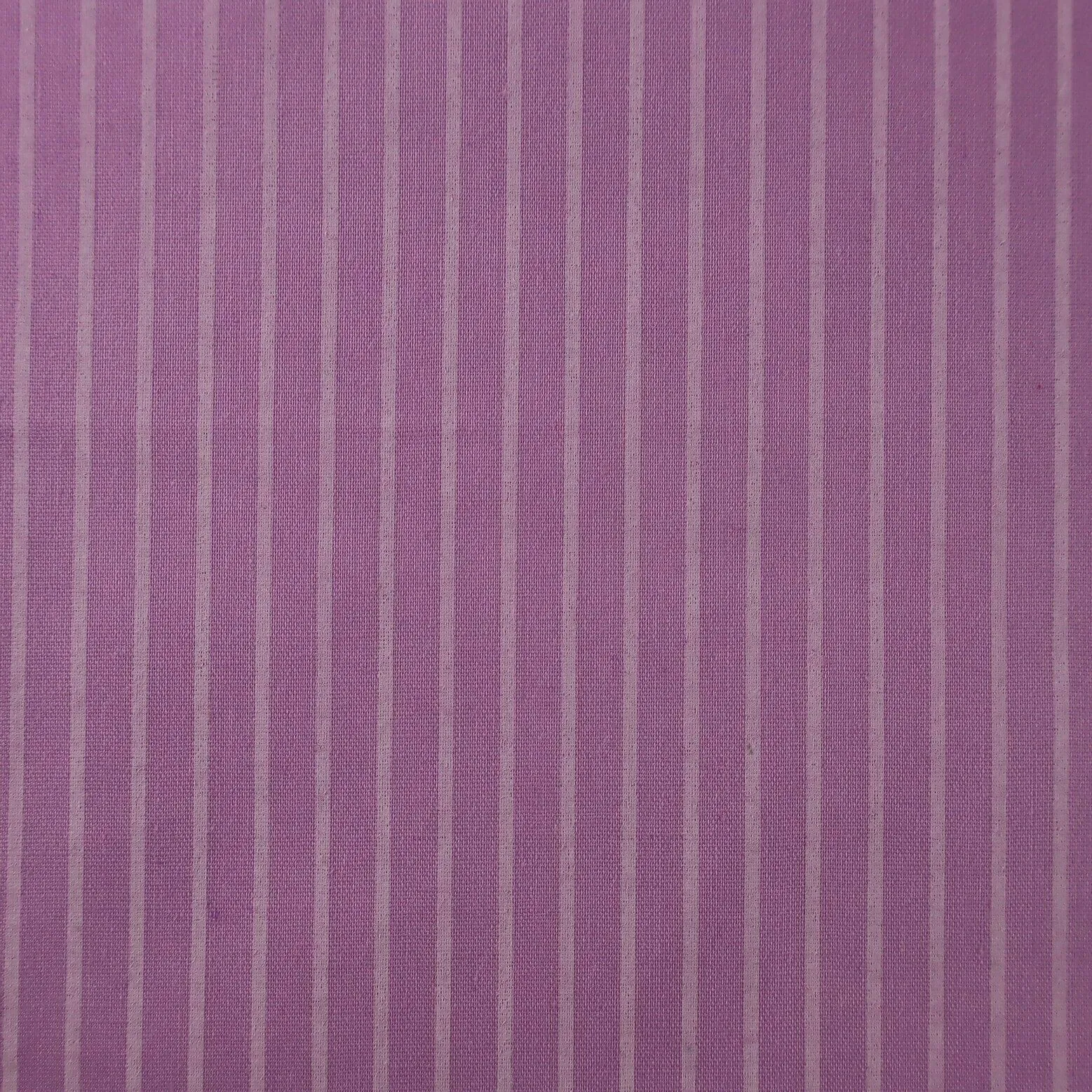 Ticking Stripes Lavender Shabby Chic Polycotton Floral Fabric