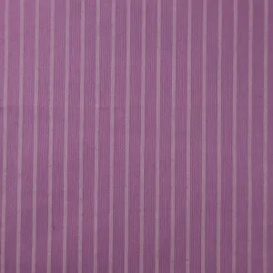 Ticking Stripes Lavender Shabby Chic Polycotton Floral Fabric