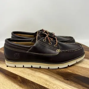 Timberland Men’s US Size 12/ EU 46 Earthkeepers Brown Boat Shoes