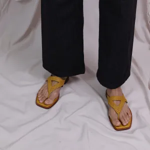 TYRA SANDAL - MUSTARD