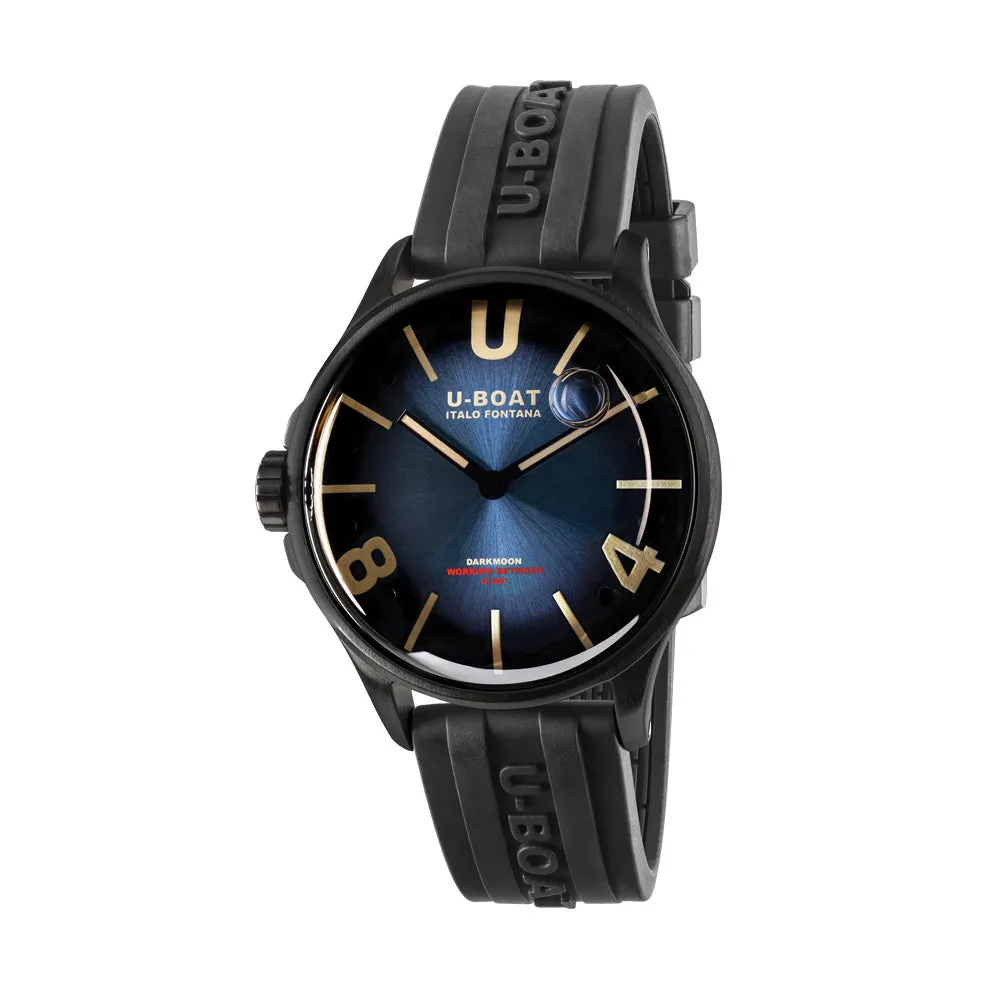 U-Boat Men's Black Tone Case Blue Dial Quartz Watch