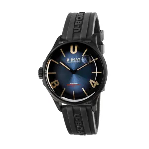 U-Boat Men's Black Tone Case Blue Dial Quartz Watch