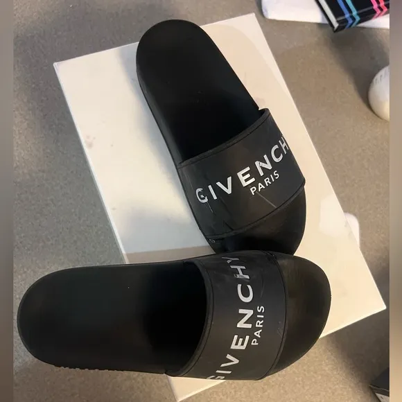 USED AUTHENTIC GIVENCHY SLIDES