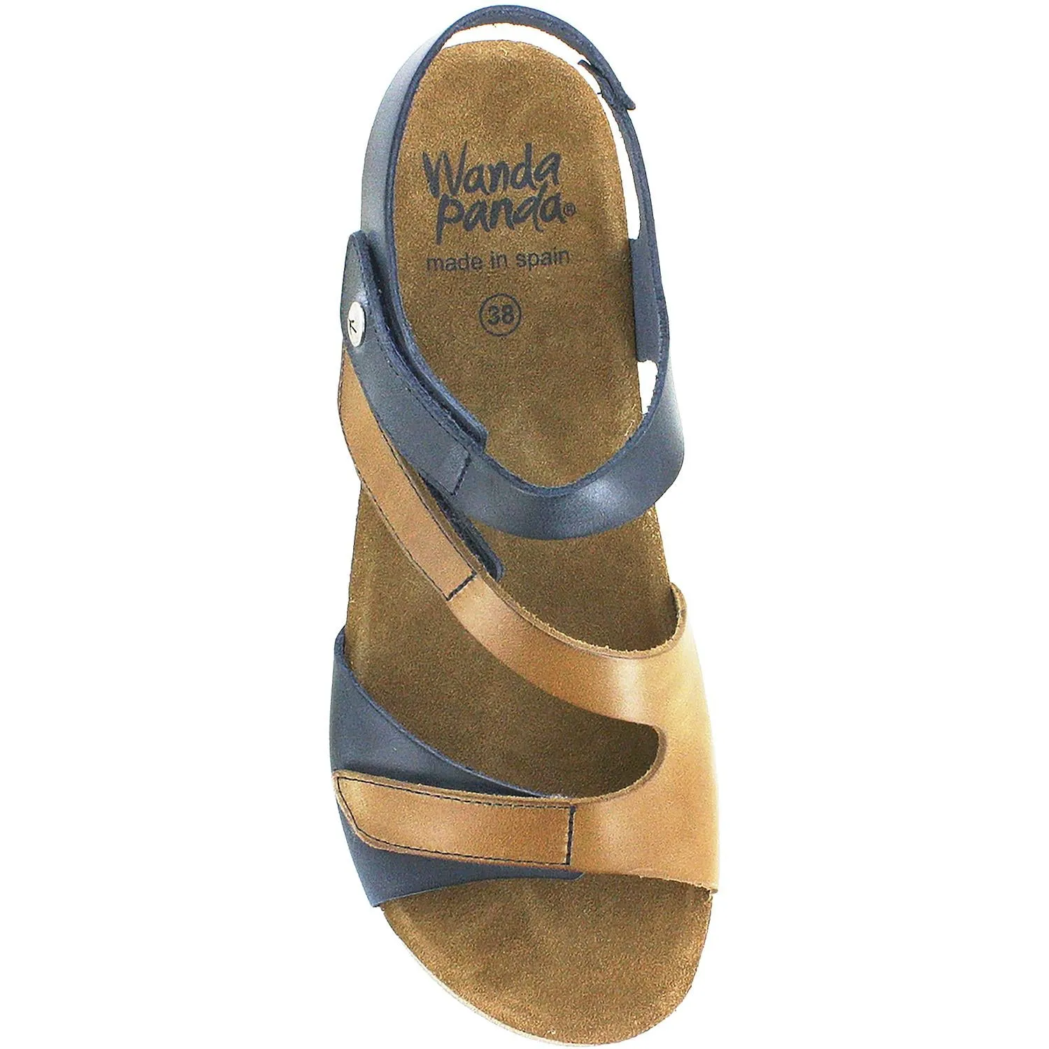 Women's Wanda Panda Madonna Marino Navy/Tan Leather
