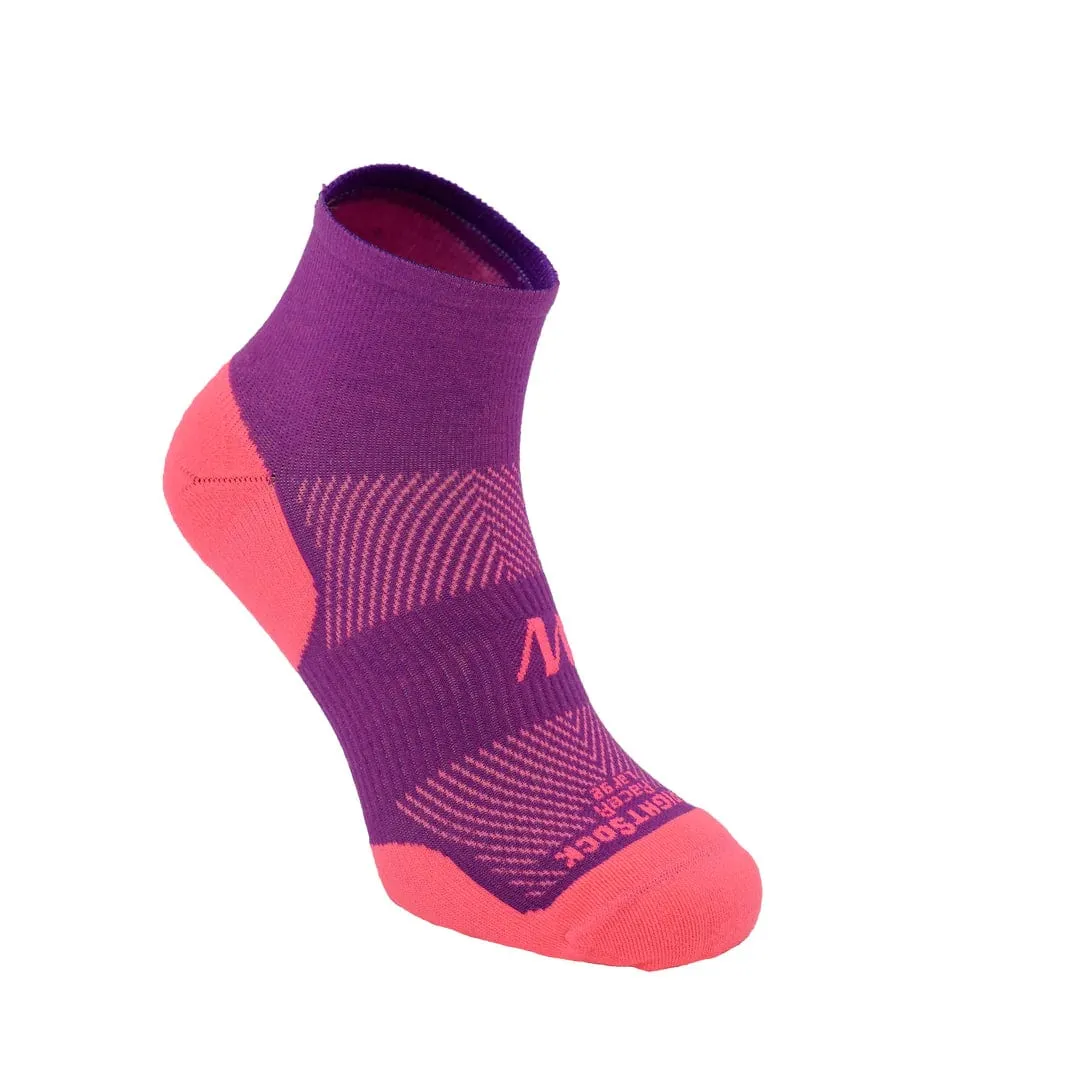 Wrightsock Racer Single Layer Quarter Socks